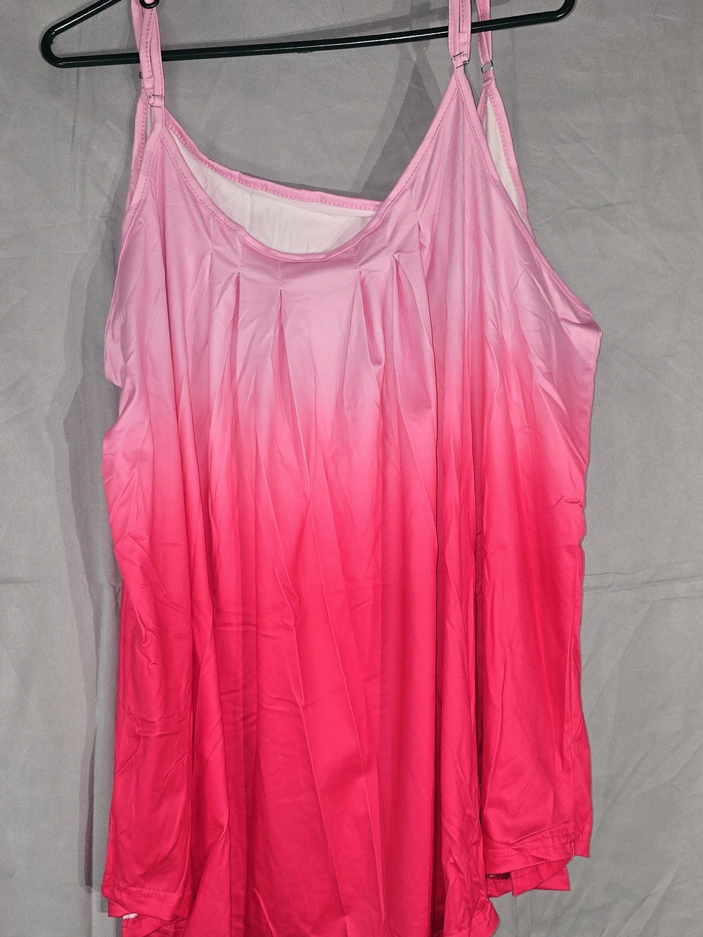 Size 5X Pink Ombré Camisole – Adjustable Spaghetti Straps